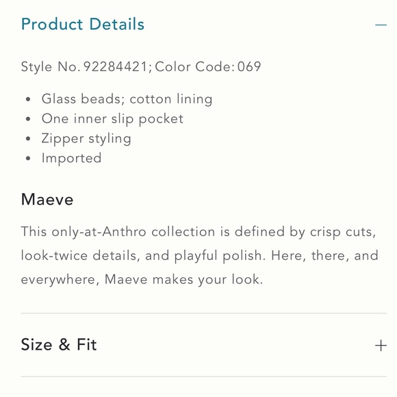 Beaded Satchel by Maeve from Anthropologie bag - Picture 6 of 6